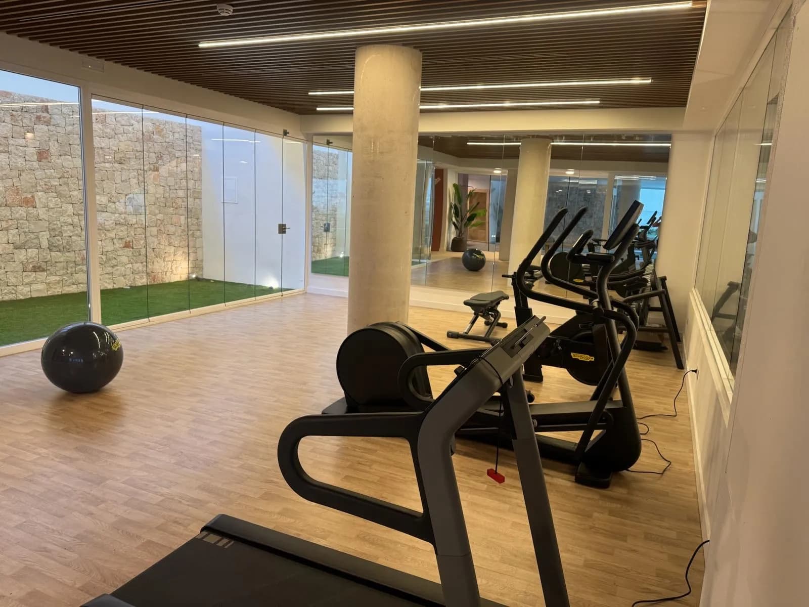 Cardiotoestellen in de fitnessruimte