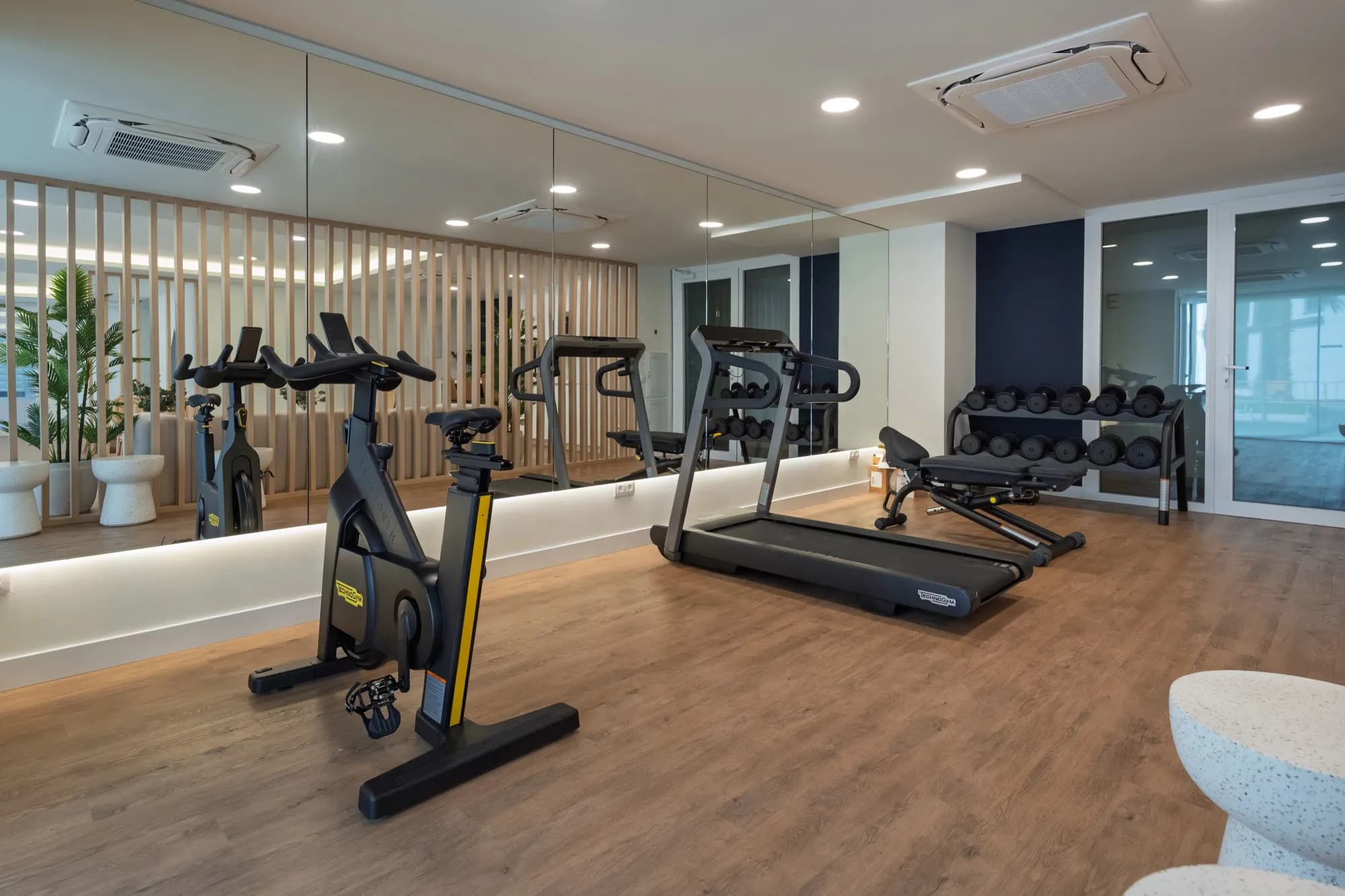 Fitnessruimte van het complex
